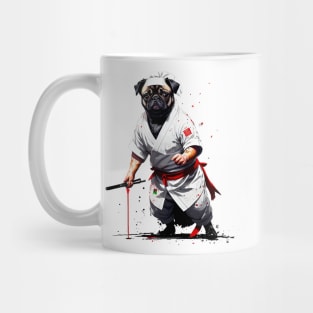 Whimsical Black Pug Chef: A Delightful Culinary Companion Mug